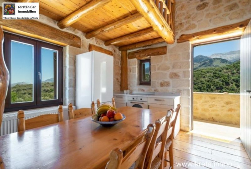 Melidoni Apocoronas Kreta Melidoni, Villa mit Pool und Meerblick Haus kaufen